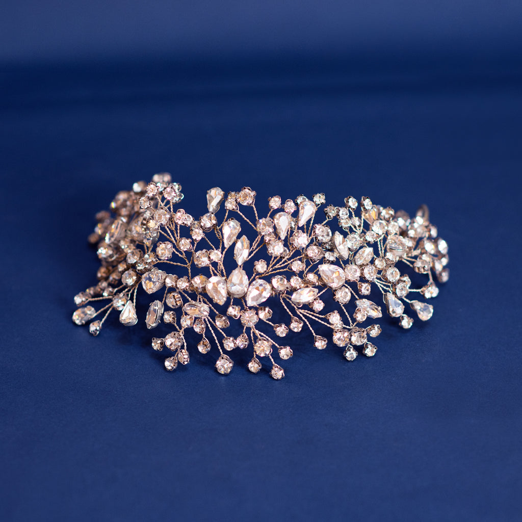 Elegant crystal tiara 