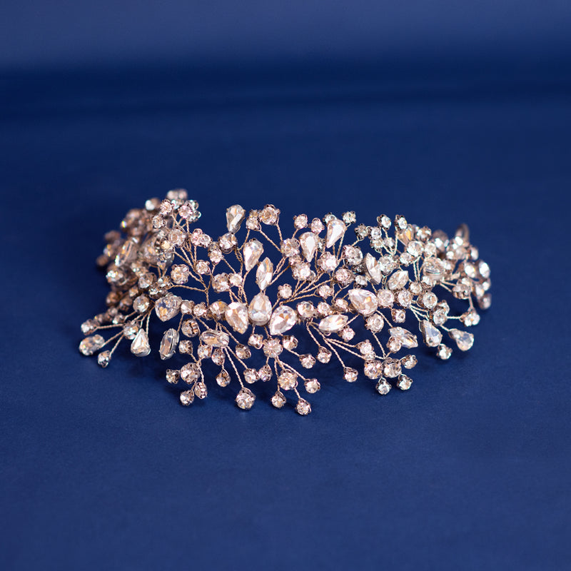 Elegant crystal tiara 